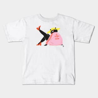 Futures is feline Kids T-Shirt